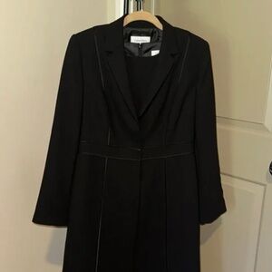 Calvin Klein 2 Piece Coat & Dress